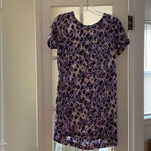 Short, fun leopard dress